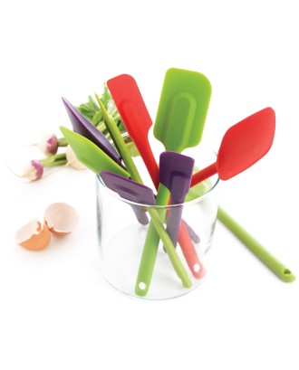 Spatula mica din silicon rosu - MASTRAD